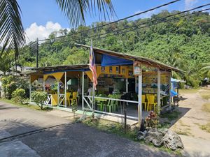 Outdoor view at Mia Cafe in Tioman Island
