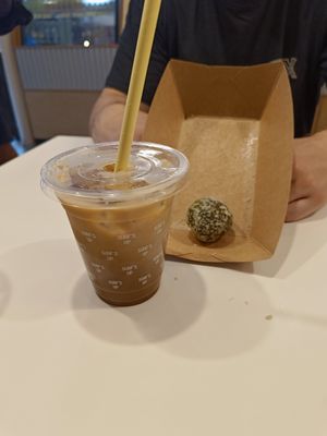 Iced latte at Urban Baristas in South West London