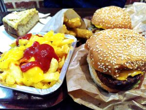 The last one before they close at East Side Burgers in Paris