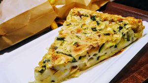 Quiche at East Side Burgers in Paris