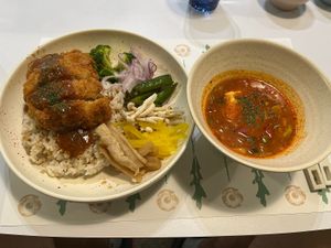 The crispy tofu  at Plantude - I'Park Mall Yongsan in Seoul