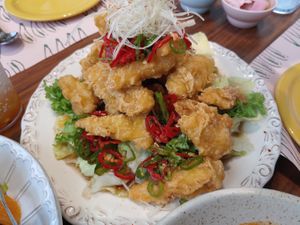 LIKE Tender Yuringi (Deep-fried vegan chicken tender) at Plantude - I'Park Mall Yongsan in Seoul
