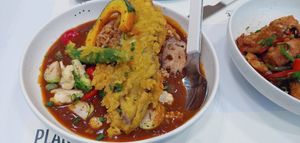 Curry over rice at Plantude - I'Park Mall Yongsan in Seoul