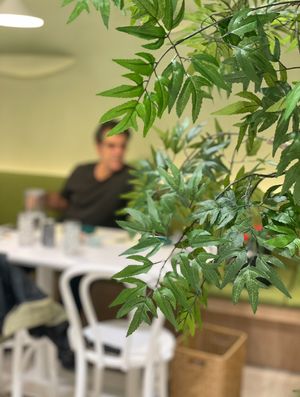 Tone on tone area  at Plantude - I'Park Mall Yongsan in Seoul