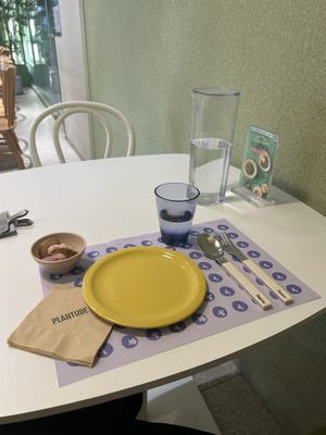 Plating is so cute  at Plantude - I'Park Mall Yongsan in Seoul