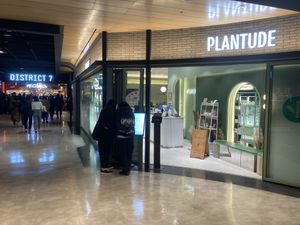 View from the escalator   at Plantude - I'Park Mall Yongsan in Seoul
