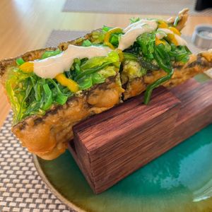 Seaweed tacos  at Urbe in Mallorca