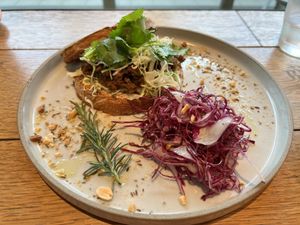 Green Dry Curry Sand  at Good Green Things in Tokyo