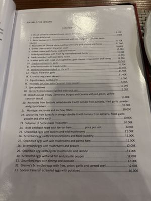   at Tasca Villera  in Tenerife