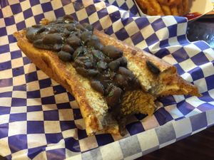 italian herb hot dog at Dreamy Weenies in New Orleans