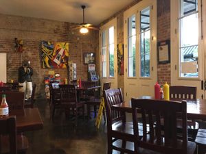 searing area at Dreamy Weenies in New Orleans