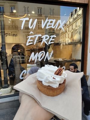 Vegan Pecan pie at Copains  in Paris