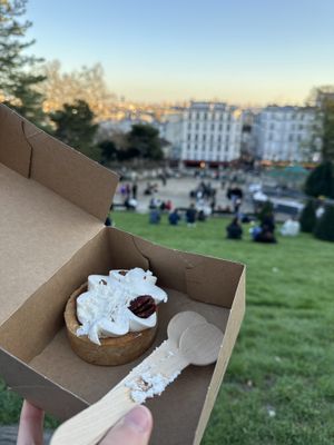 Pecan tart  at Copains  in Paris