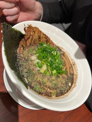 Vegan black almond oil ramen  at Fukuya Ramen - 福屋ラーメン in Taichung