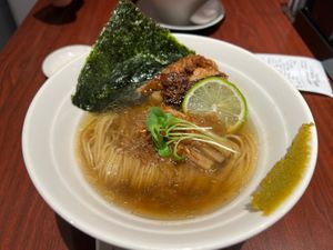 Vegan yuzu salt ramen  at Fukuya Ramen - 福屋ラーメン in Taichung