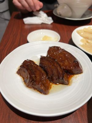 Vegan pork belly topping  at Fukuya Ramen - 福屋ラーメン in Taichung