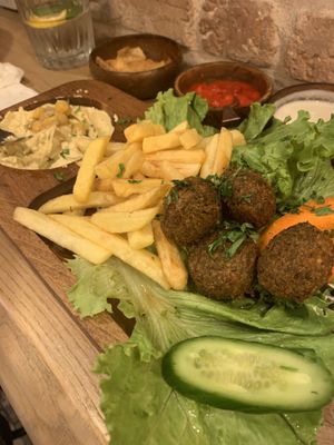   at Falafel's in Istanbul