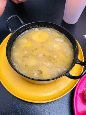 Delicioso ajiaco   at María Candela  in Bogota