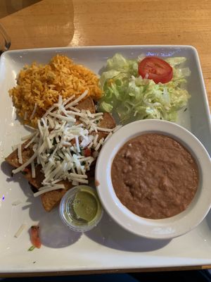 Vegan Flautas  at Mr. Taco Cantina in Galveston