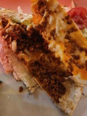 Quesadilla at Mr. Taco Cantina in Galveston