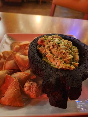 Chips and guacamole at Mr. Taco Cantina in Galveston