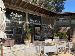   at Saloon Coffee in Malibu
