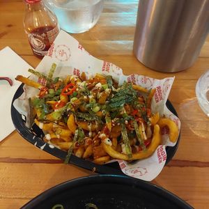 Curly fries at Ragin' Ramen in Belfast