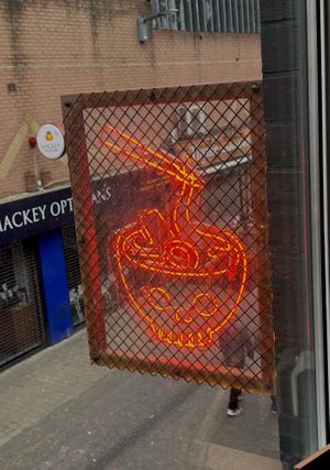 💀🍜  at Ragin' Ramen in Belfast