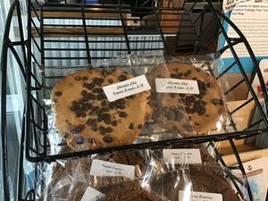   at Green Salmon Coffee and Tea House in Yachats