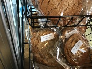   at Green Salmon Coffee and Tea House in Yachats