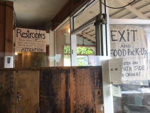   at Green Salmon Coffee and Tea House in Yachats