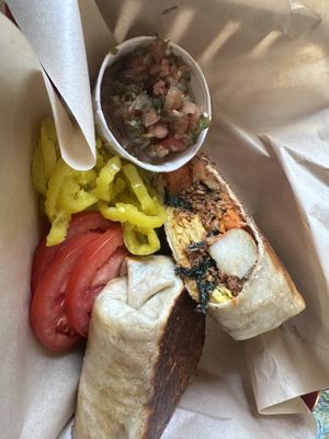   at Green Salmon Coffee and Tea House in Yachats