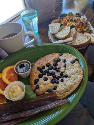  at Green Salmon Coffee and Tea House in Yachats