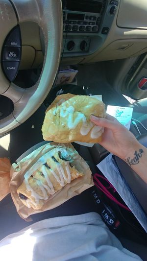 To go Vegan pastries at Green Salmon Coffee and Tea House in Yachats