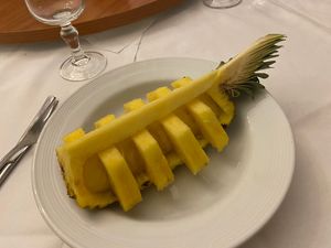 Ananas fresco  at Tientsin in Turin