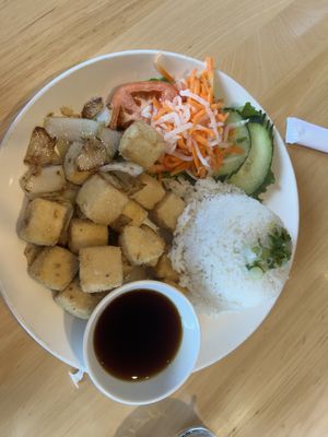 Salt and pepper tofu   at Vietvana in Avondale Estates