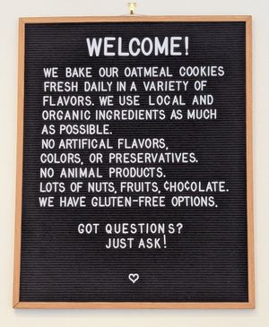  at Nate's Oatmeal Cookies in Portland