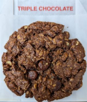 Triple Chocolate at Nate's Oatmeal Cookies in Portland
