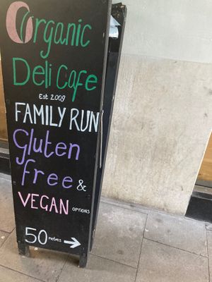 Not easy to find !! at Organic Deli Cafe in Oxford