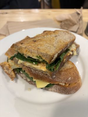 Roma toasted sandwich  at Organic Deli Cafe in Oxford