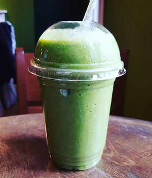 The Green Machine Smoothie at Organic Deli Cafe in Oxford