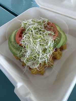 Chipa waffle  at Ahonui in Kahului