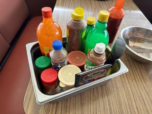 Different toppings  at Boulevard Fruit & Veggies in Petaluma