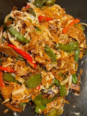 Vegan Alambre at Vegan Chefcita Homemade Foods in Puerto Vallarta