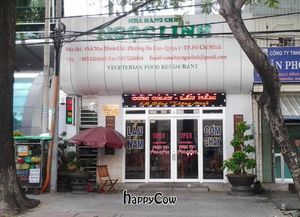 Outside of the restaurant. at Ngoc Linh in Ho Chi Minh City