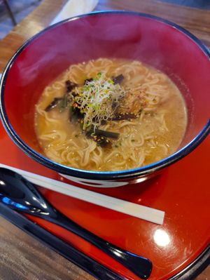 Vegan Ramen at Tenguchaya Cafe in Tottori