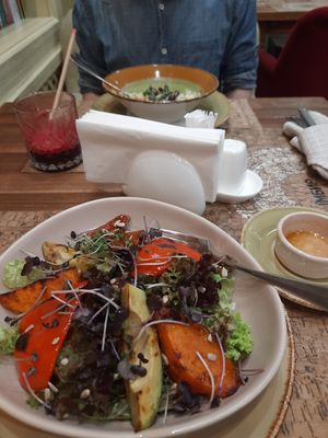 Salad with grilled vegetables at Cafe Imbir - Ginger in Kyiv