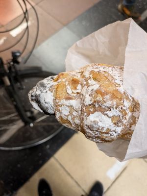 Almond croissant. Was lovely, if a little bit messy to eat at Bäckerei Riegler - Heidelberg Hbf in Heidelberg