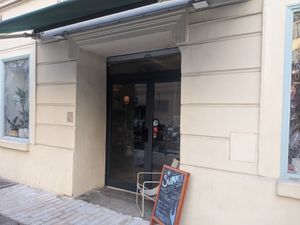 Outside of Full Bloom Café at Full Bloom Café in Nice