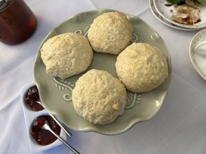 Lemon scones   at Tea List in Davis